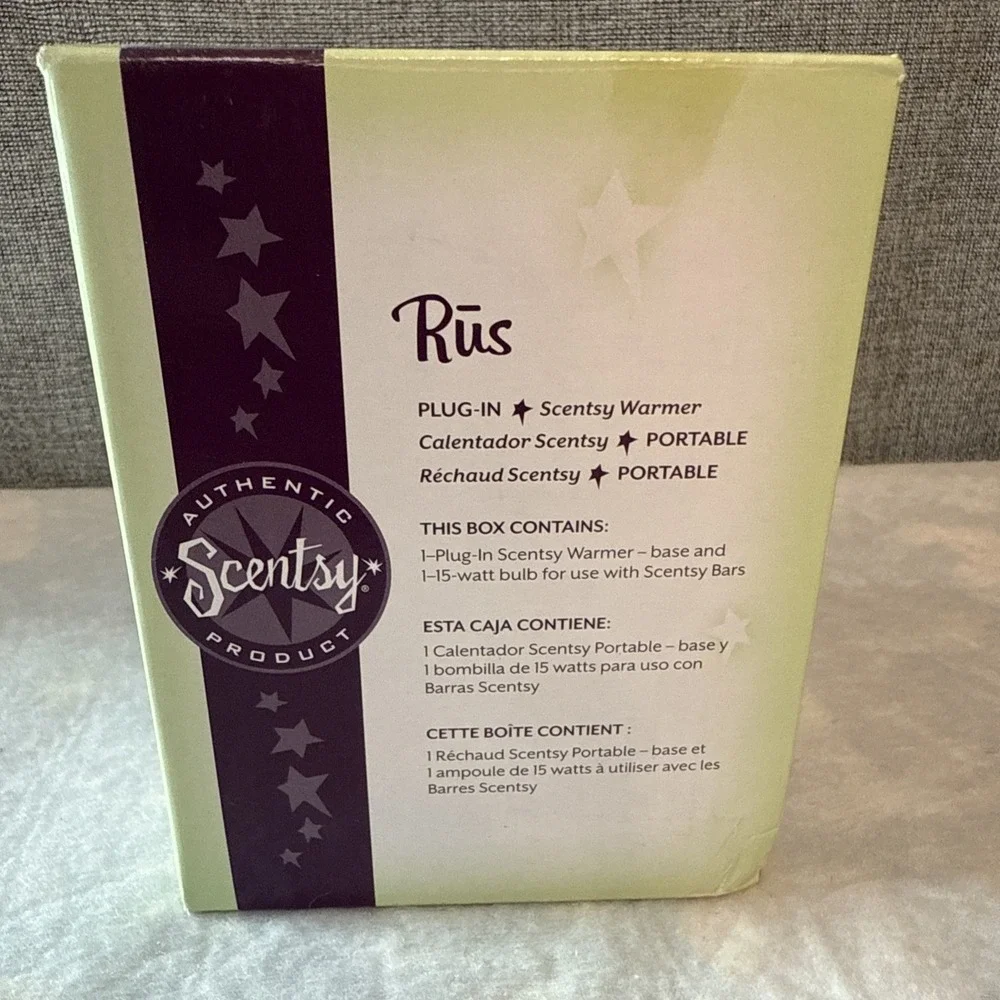 NEW‎ Scentsy RUS Plug-In Wall Wax Warmer Nightlight Retired  Boho Abstract